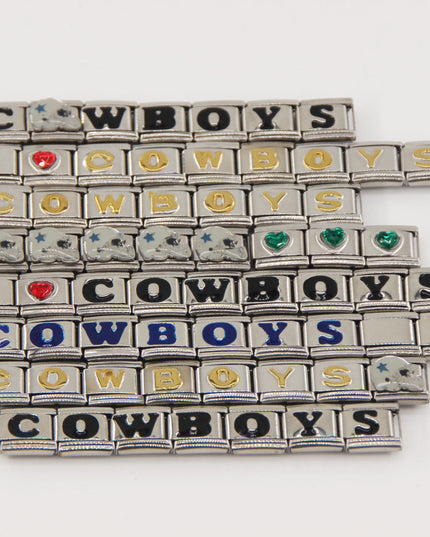Dallas Cowboys Italian Charm Bracelet – DIY Custom Gift for Fans