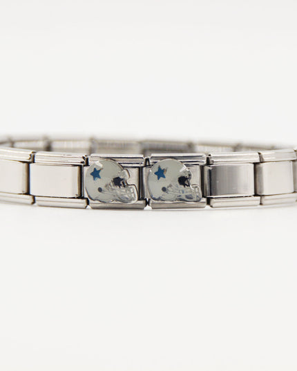 Dallas Cowboys Italian Charm Bracelet – DIY Custom Gift for Fans