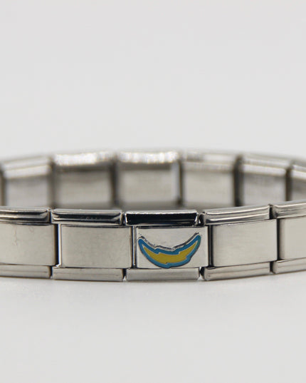 Football Team Logo Italian Charm Bracelet – Custom Gifts for Fans