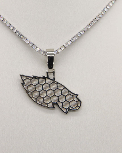 Philadelphia Eagles Zircon Pendant Necklace – Perfect Fan Gift for Game Day & Holidays