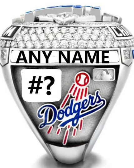 Personalized  Los Angeles Dodgers World Series Ring – Custom Name & Number | Unique Gift for Fans