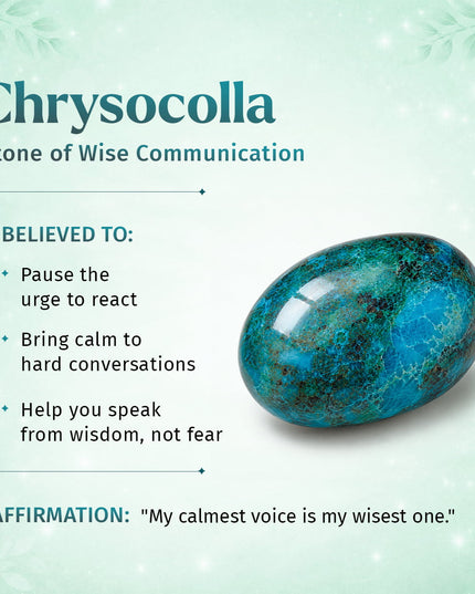 Cleopatra’s Wise Stone - Rare Peruvian Chrysocolla Bracelet