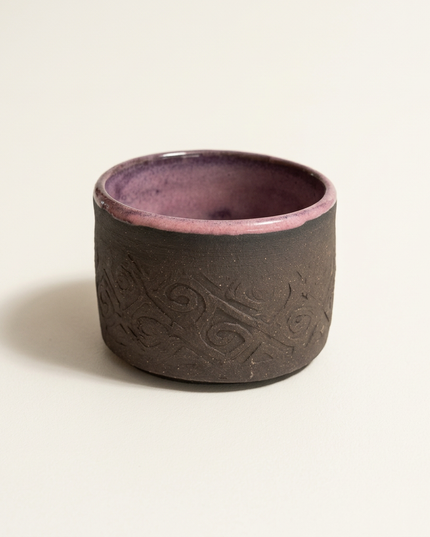 Espresso Cup - Black/Pink