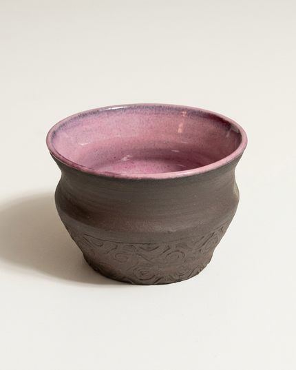 Coffee Cup - Black/Pink