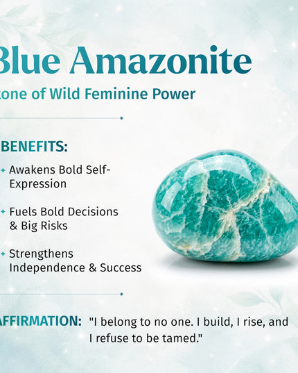 Empire of Her Own – Premium Blue Amazonite Bracelet