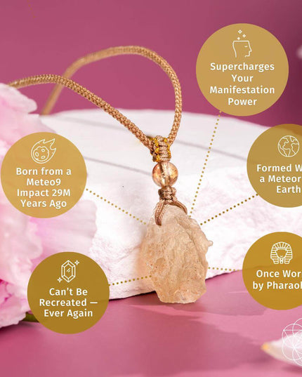 The Destiny Relic – Libyan Desert Glass Pendant