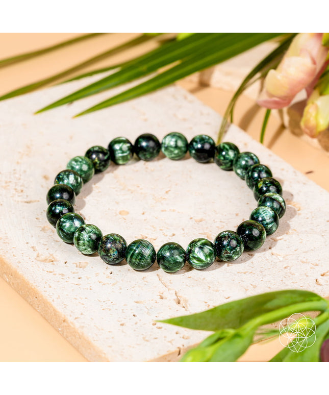 Angel Energy – Rare Seraphinite Bracelet of Transformation