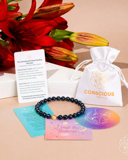 The Arfvedsonite Deep Healing Bracelet | 6mm