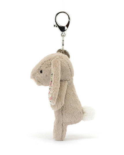 Jellycat Blossom Beige Bunny Plush Bag Charm