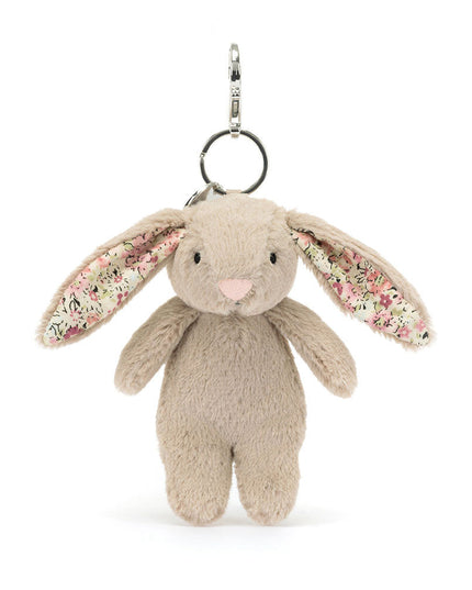 Jellycat Blossom Beige Bunny Plush Bag Charm