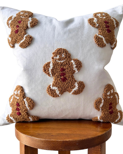 Mini Gingerbread Pillow Cover