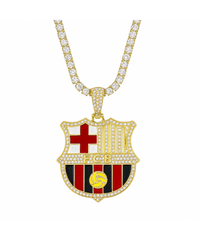 Customized Gifts Barcelona F.C. Pendant Necklace Chain for Football Fans