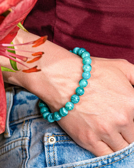 Empire of Her Own – Premium Blue Amazonite Bracelet