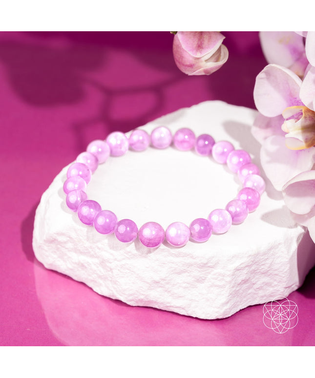 The Heart Reset - Rare Pink Kunzite Bracelet