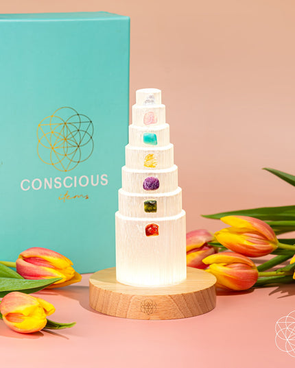 The Stress Shield Lamp - 7 Stones of Healing
