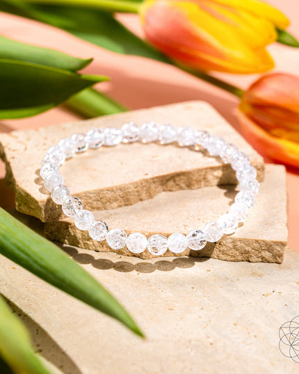 Emotional Ice Bath – The Ice Quartz Bracelet | 6mm