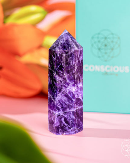 Cycle Breaker - Chevron Amethyst Point of Transformation