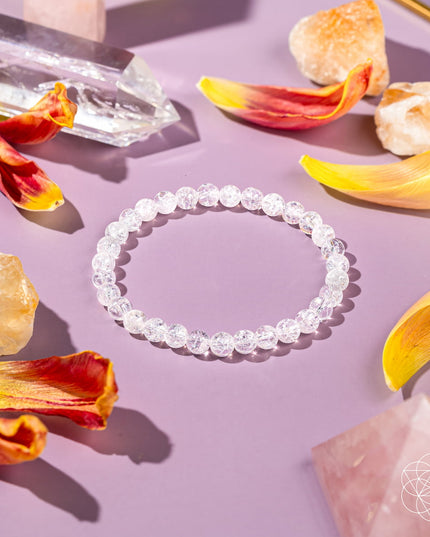 Emotional Ice Bath – The Ice Quartz Bracelet | 6mm