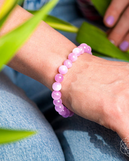 The Heart Reset - Rare Pink Kunzite Bracelet