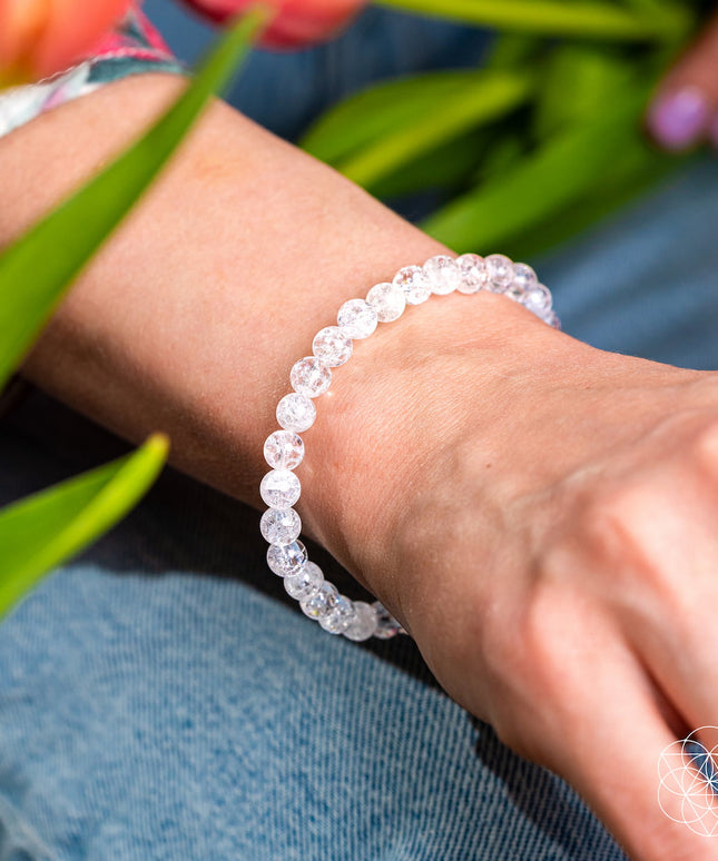 Emotional Ice Bath – The Ice Quartz Bracelet | 6mm