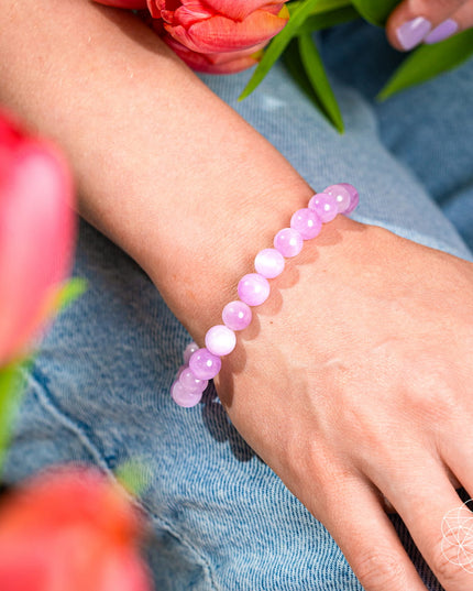 The Heart Reset - Rare Pink Kunzite Bracelet