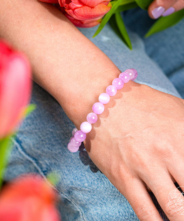 The Heart Reset - Rare Pink Kunzite Bracelet