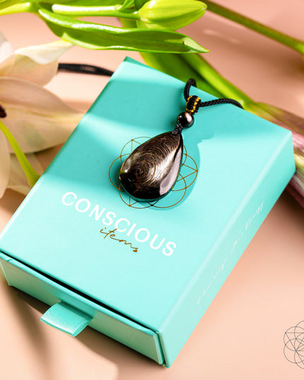 The ﻿Hypersthene Millionaire Manifestation Pendant