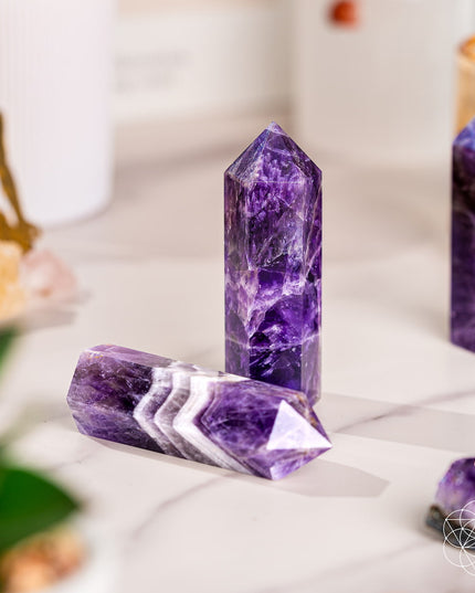 Cycle Breaker - Chevron Amethyst Point of Transformation
