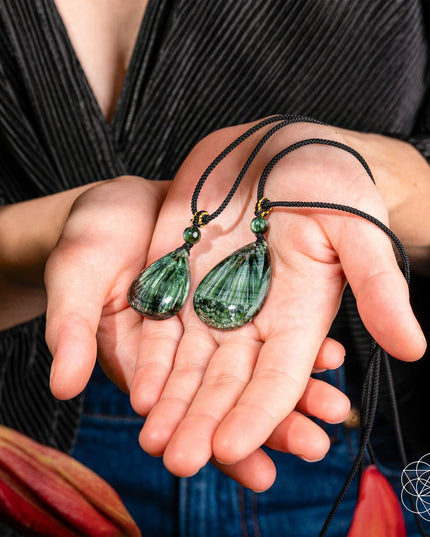 The Angel by My Side – Rare Seraphinite Pendant