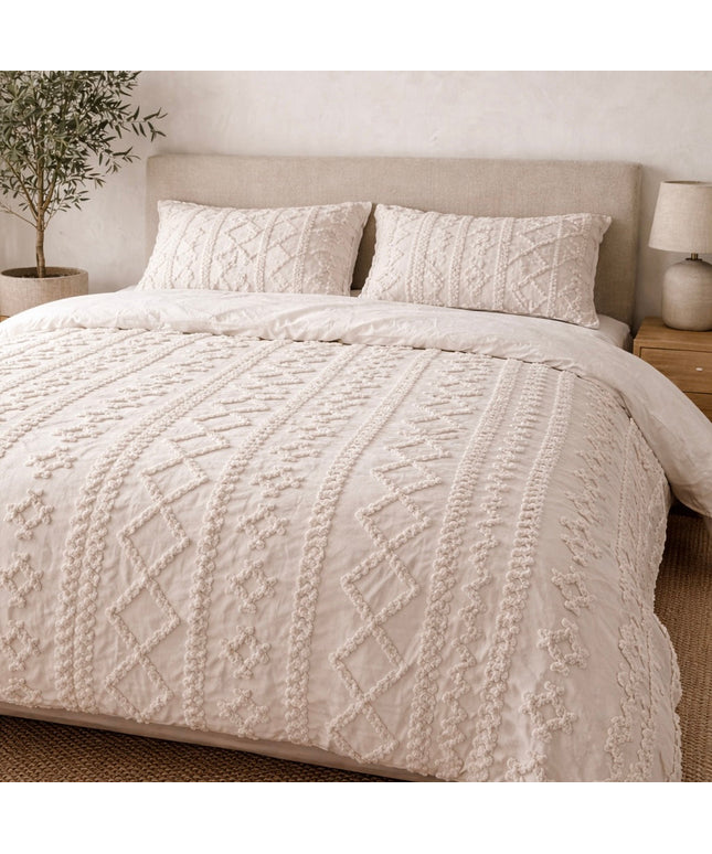 The Sonoma Tufted Duvet Cover Set