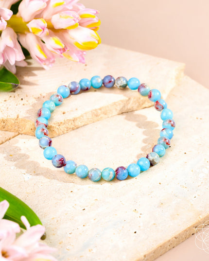 Empath’s Shield - Aqua Terra Jasper Bracelet | Dainty