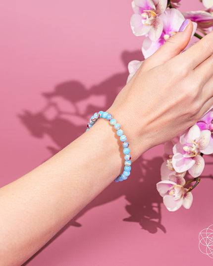 Empath’s Shield - Aqua Terra Jasper Bracelet | Dainty