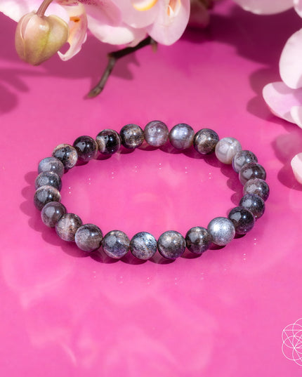 The Empath’s Cord Cutter – Black Moonstone Bracelet