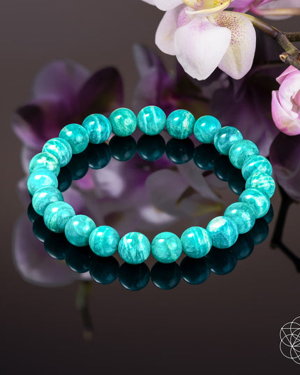 Empire of Her Own – Premium Blue Amazonite Bracelet
