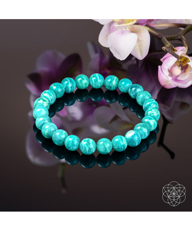 Empire of Her Own – Premium Blue Amazonite Bracelet