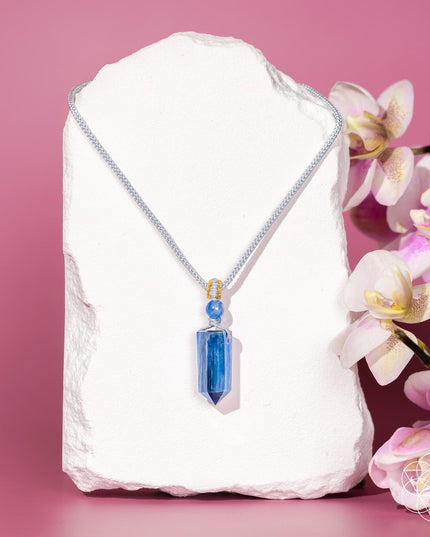 The Aura Shield - Rare Kyanite Pendant