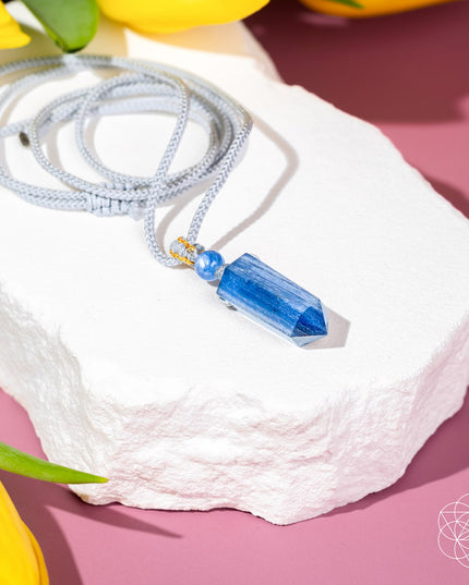 The Aura Shield - Rare Kyanite Pendant
