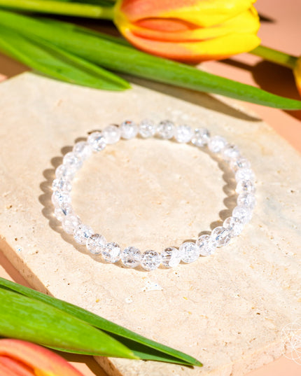 Emotional Ice Bath – The Ice Quartz Bracelet | 6mm
