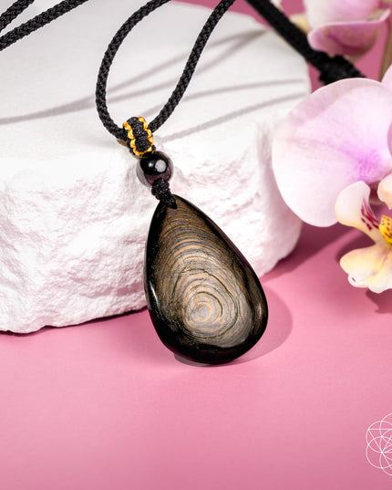 The ﻿Hypersthene Millionaire Manifestation Pendant