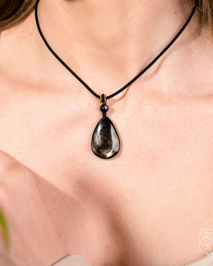 The ﻿Hypersthene Millionaire Manifestation Pendant