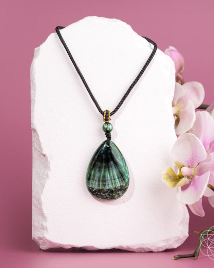 The Angel by My Side – Rare Seraphinite Pendant