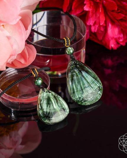 The Angel by My Side – Rare Seraphinite Pendant