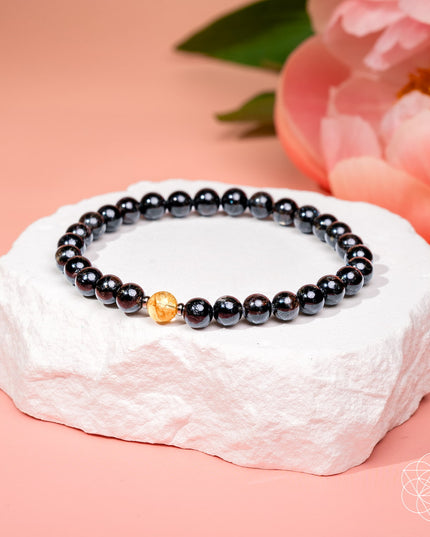 The Arfvedsonite Deep Healing Bracelet | 6mm