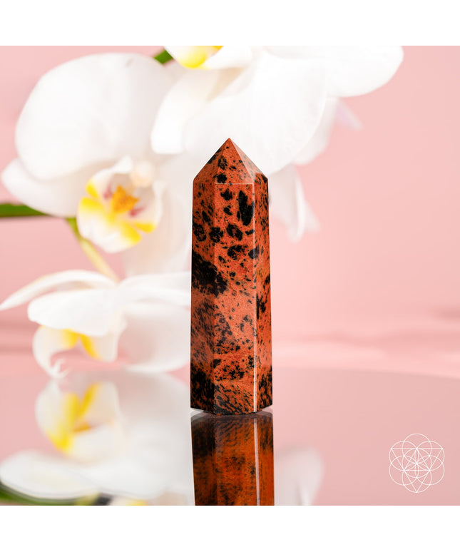 Cut the Cord, Keep Your Fire - Mahogany Obsidian Point