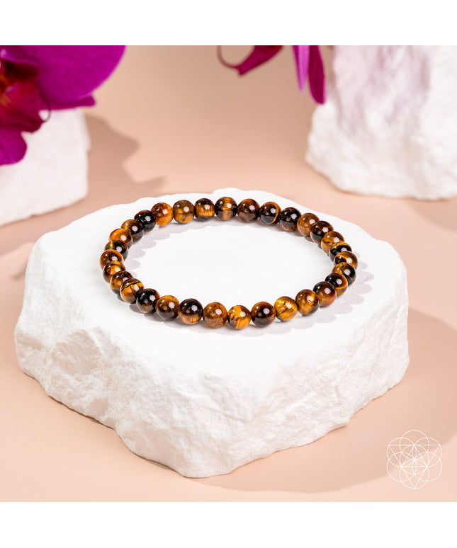 Built to Win – Tiger’s Eye Bracelet | 6mm