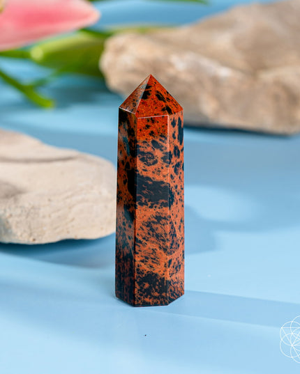 Cut the Cord, Keep Your Fire - Mahogany Obsidian Point