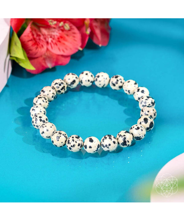 Emotional Detox - Dalmatian Jasper Bracelet