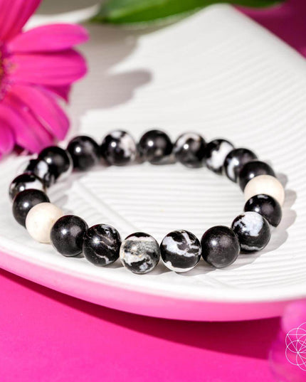 Permission to Pause - The Zebra Jasper Bracelet