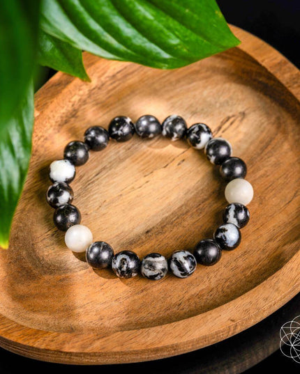 Permission to Pause - The Zebra Jasper Bracelet