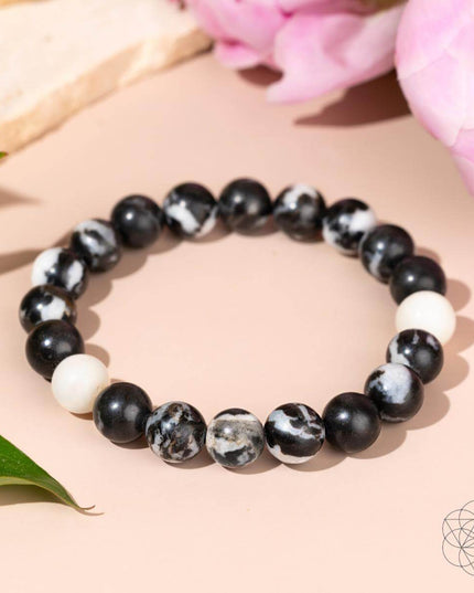 Permission to Pause - The Zebra Jasper Bracelet